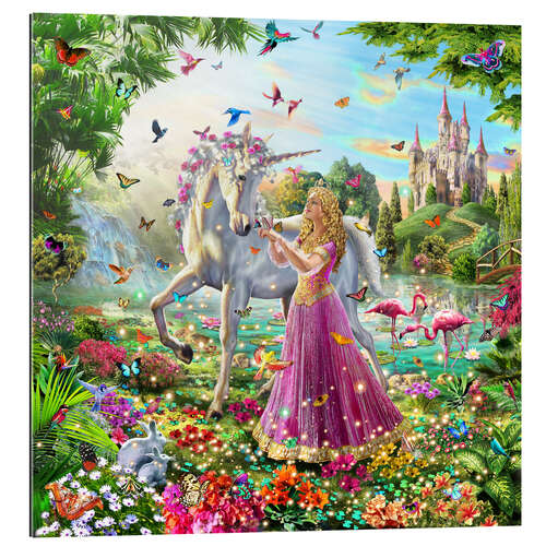 Gallery Print Die Prinzessin und das Einhorn