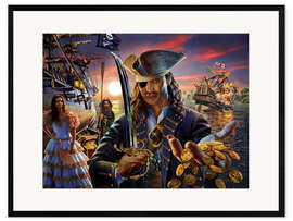 Framed art print The pirate