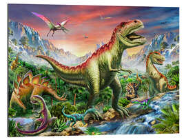 Magnettafel Dinosaurierwald