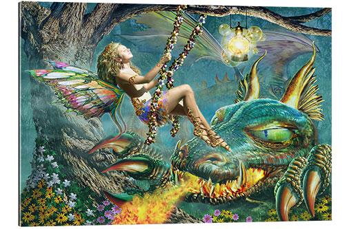 Gallery print Dragon and fairy swing