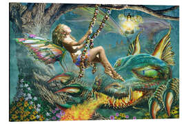 Magnettafel Drache und Feenschaukel