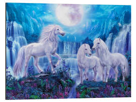 Magnettafel Pferde der Nacht