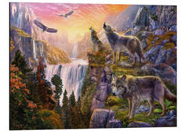 Magnettafel Der Berg der Wölfe