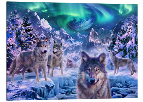 Galleriprint Winterwolf