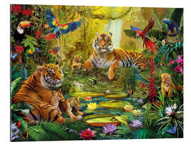 Gallery print Tiger Family in the Jungle