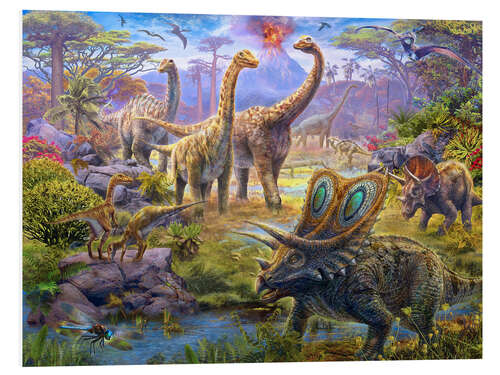 Quadro em PVC Sauropods