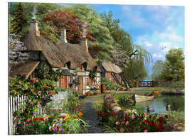 Gallery print Riverside home in bloom