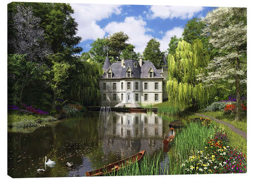 Canvas print River Mansion