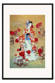 Gerahmter Kunstdruck Schüchterne Bara