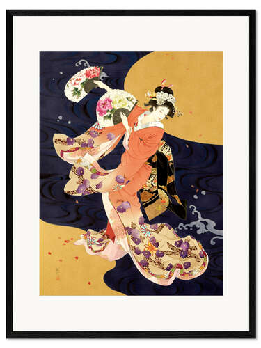 Gerahmter Kunstdruck Futatsu Ogi