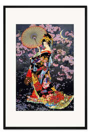 Gerahmter Kunstdruck Yozakura