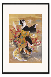 Gerahmter Kunstdruck Tsuru Kame