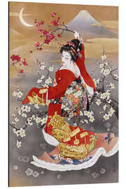 Magnettafel Der leichtfüßige Tanz der Tsuru Kame