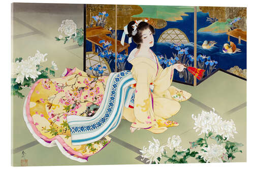 Acrylglas print Shiragiku