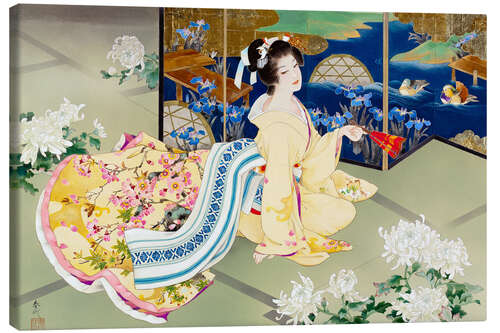 Tableau sur toile Shiragiku