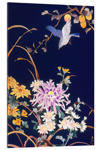 Gallery print Oriental Flowers & Bird