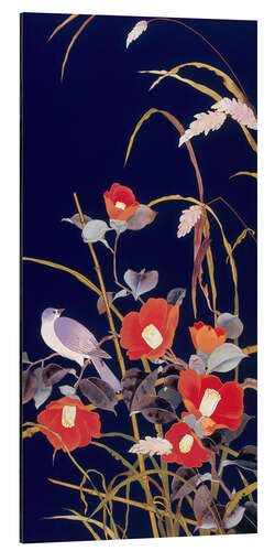 Aluminium print Oriental Wildflowers