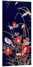 Foam board print Oriental Wildflowers