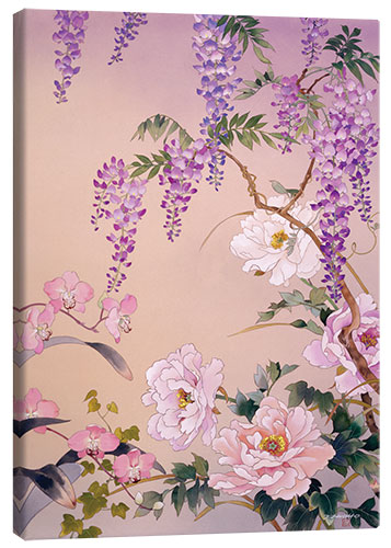 Canvas print Japanese flowering