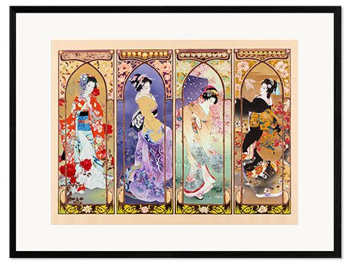 Impression artistique encadrée Oriental Gate Multi-Pic