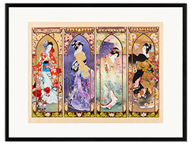 Impression artistique encadrée Oriental Gate Multi-Pic