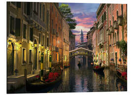 Magnettafel Venedig in der Dämmerung