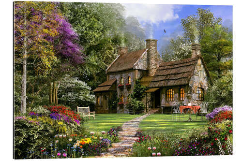 Gallery print Old flint cottage