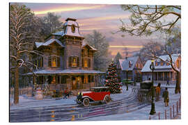 Magnettafel Verschneite Straßen