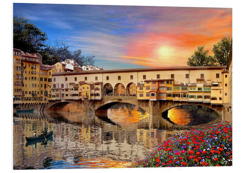 Tableau en PVC Florence Bridge