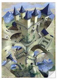 Wall sticker Castle of illusion