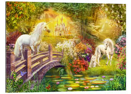 Gallery print Enchanted garden unicorns