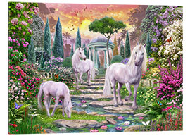 Gallery print Classical garden unicorns