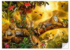 Wall sticker Jungle Jaguars