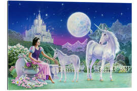 Gallery print Unicorn Princess - Feeding foal