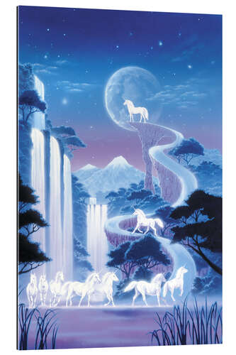 Gallery print White unicorn falls