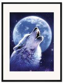 Gerahmter Kunstdruck Ruf in die Wildnis