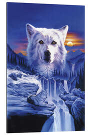 Gallery print Wolf waterfall