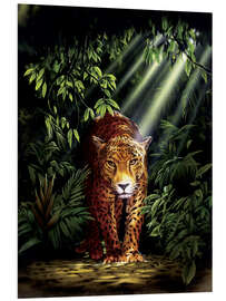 Foam board print Jungle Leopard
