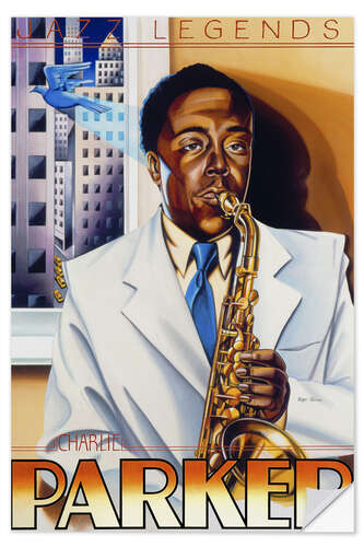 Wandsticker Charlie Parker