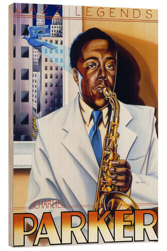 Puutaulu Charlie Parker