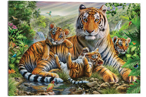 Gallery print Tiger and Cubs