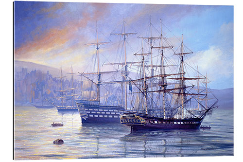 Gallery print Frigate and 1st Rate c.1815