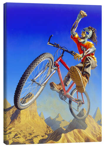 Tableau sur toile Mountain bike