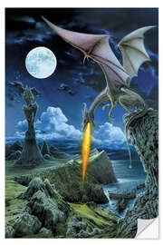 Wall sticker Dragon spit