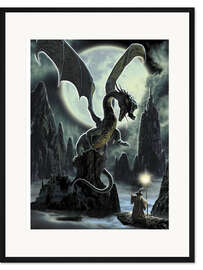 Gerahmter Kunstdruck Der Fels des Drachen