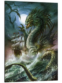 Magnettafel Der Drache der hohen See