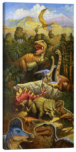 Canvas print Dinosaurs