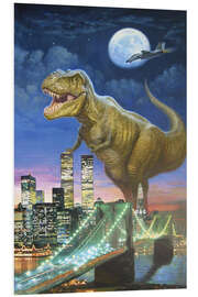 Hartschaumbild Dinosaurier