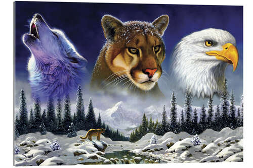 Gallery print American wildlife