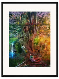 Gerahmter Kunstdruck Der Baum der Träume